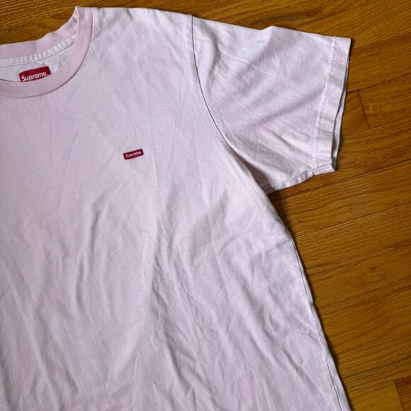 Supreme Small Box Logo Tee in Pink size XL - Picture 4 of 7